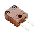 Miniature High Temperature Thermocouple Plug | 660ºF Miniature Thermocouple Connectors rated to 660ºF F13 Miniature High Temperature thermocouple Plug