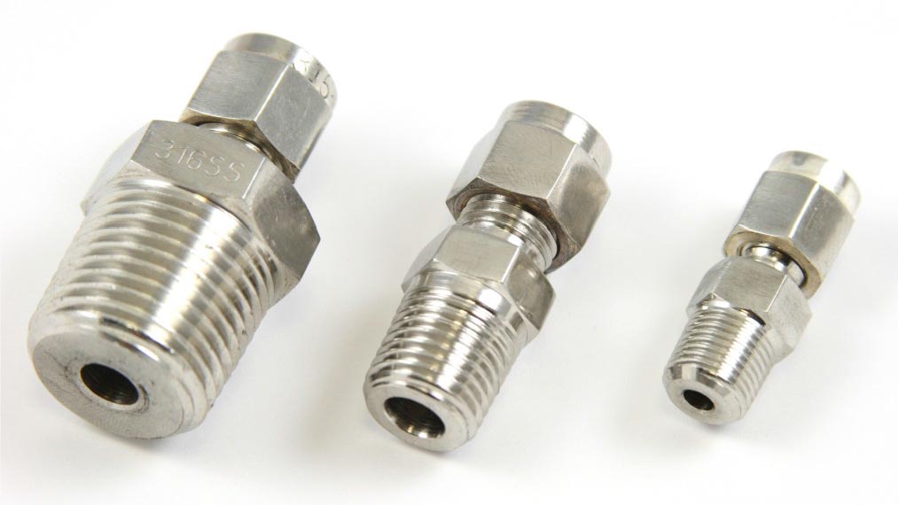 Stainless Compression Fittings 1/16″ NPT to1/2″ NPT